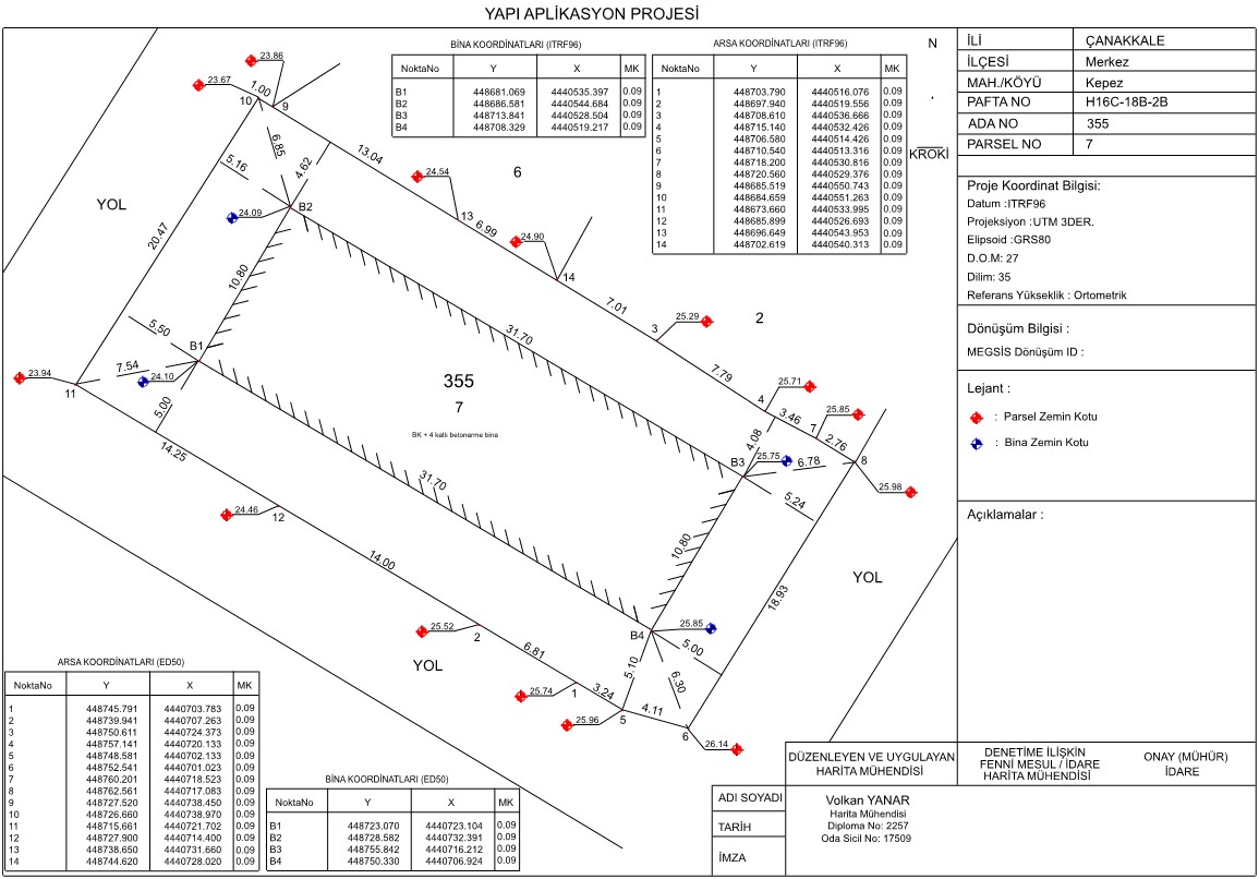 Çanakkale Harita, Çanakkale Harita Mühendislik Bürosu, Çanakkale Harita Mühendisi, Çanakkale Harita Mühendisliği, Harita Mühendislik Hizmeti
