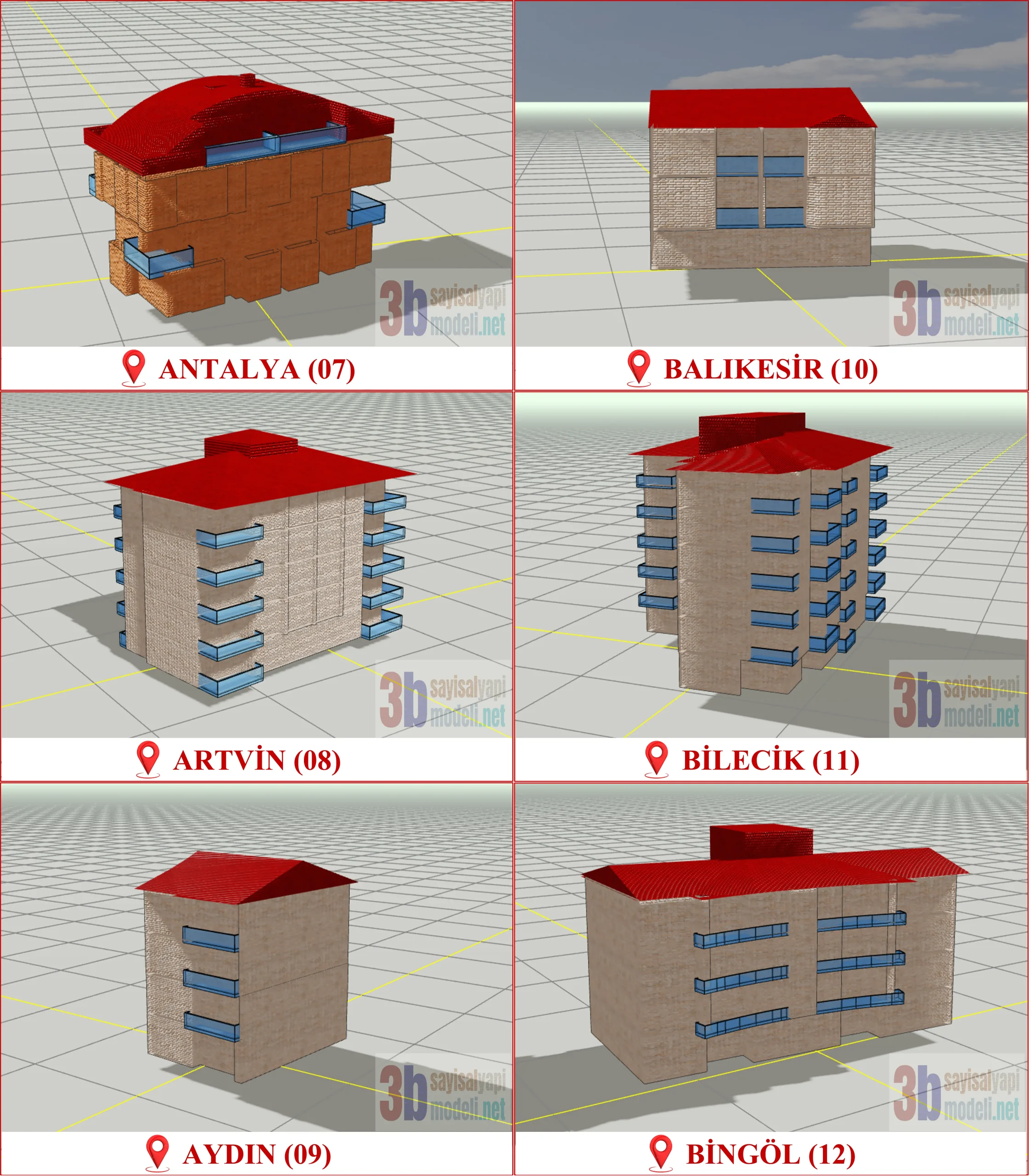 Türkiye Geneli 3 Boyutlu Sayısal Yapı Modeli Üretimi, 3B Sayısal Yapı Modeli, 3BSYM, TKGM CityGML, 3B Kadastro, Kat İrtifakı/Kat Mülkiyeti